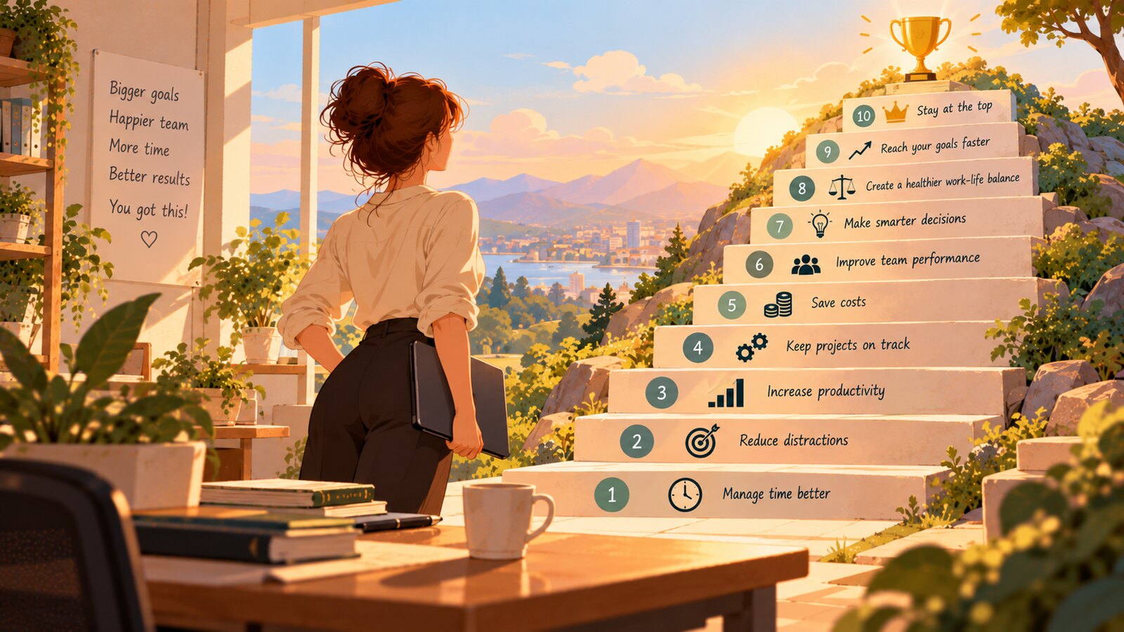 10 ways to be at the top 