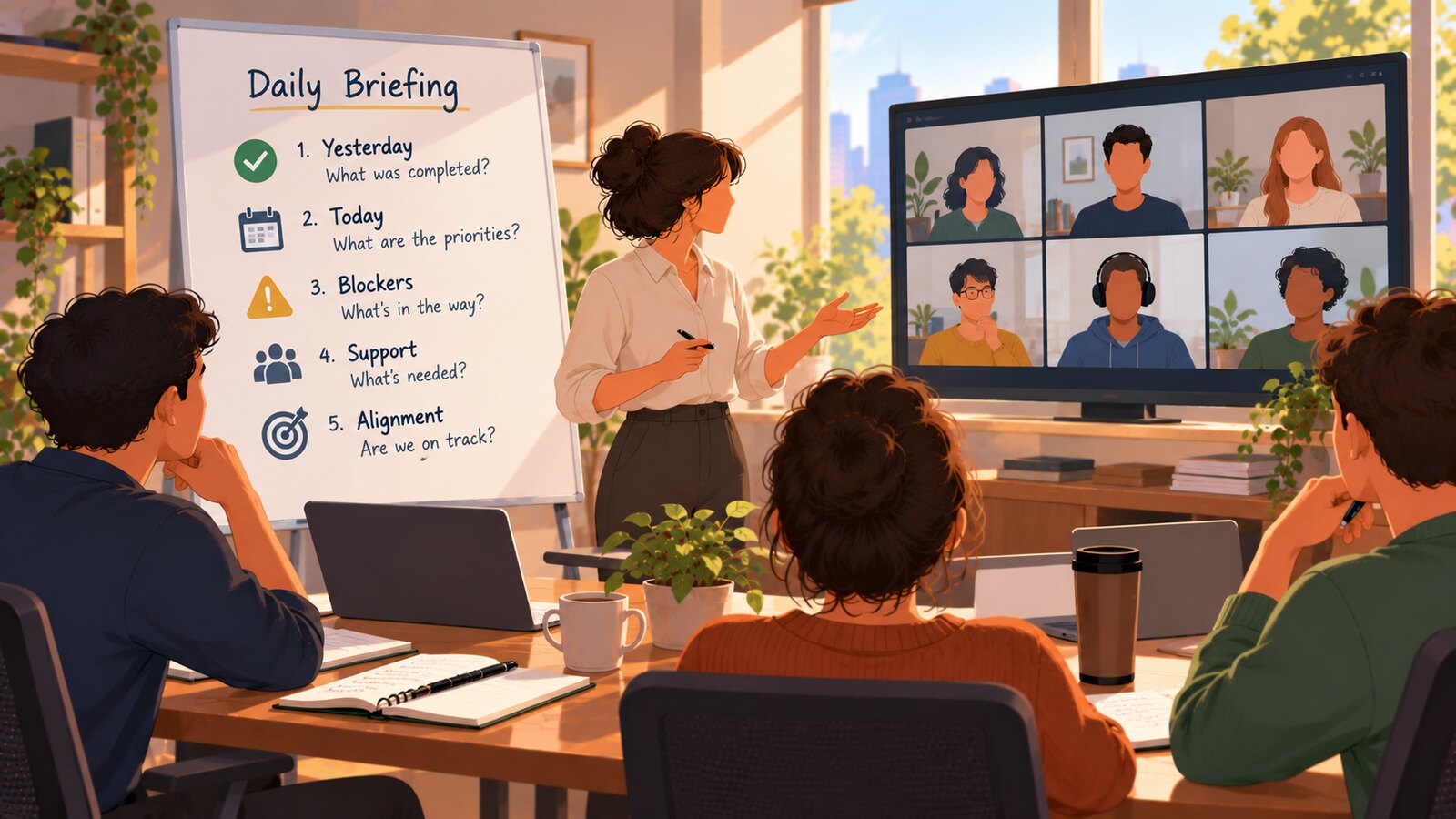 Daily briefings – what to do to make them useful?