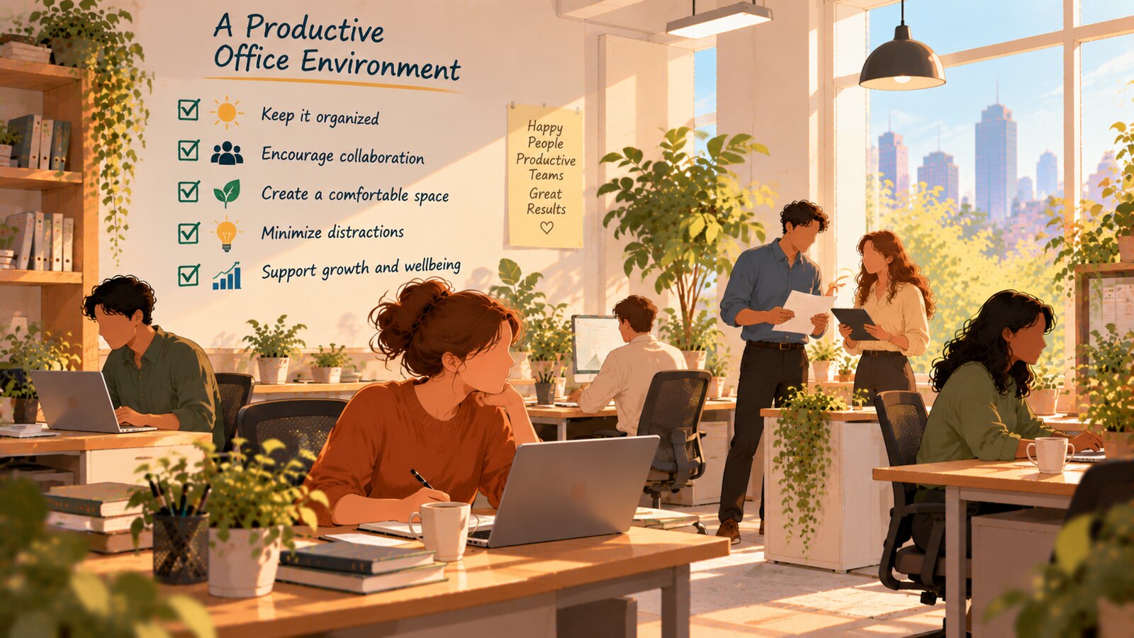 How to create a productive office environment in few easy steps