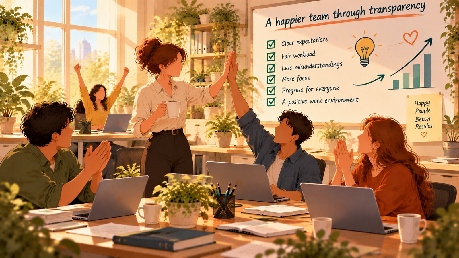 How will monitoring your team make them happy?