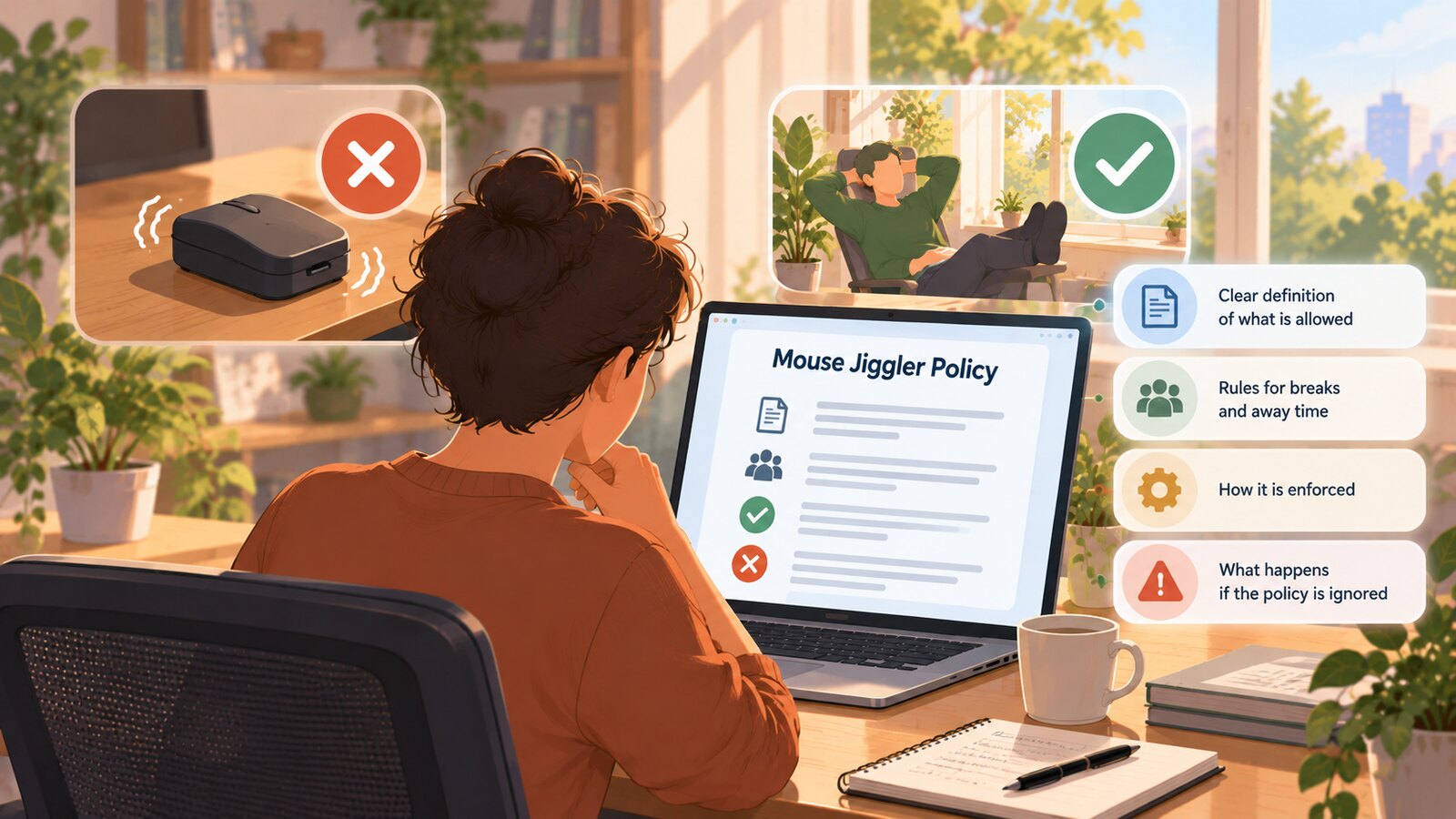 A Fair Mouse Jiggler Policy for Remote Teams (Free Template)