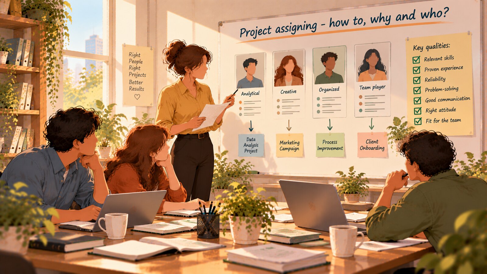 Project assigning - how to, why and who?