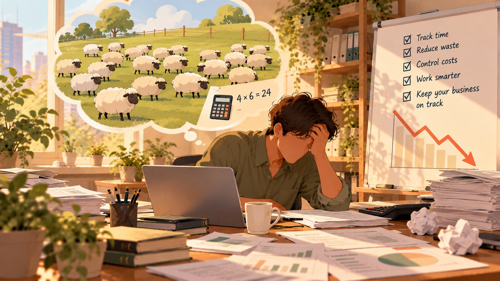 Sheep counting and accounting