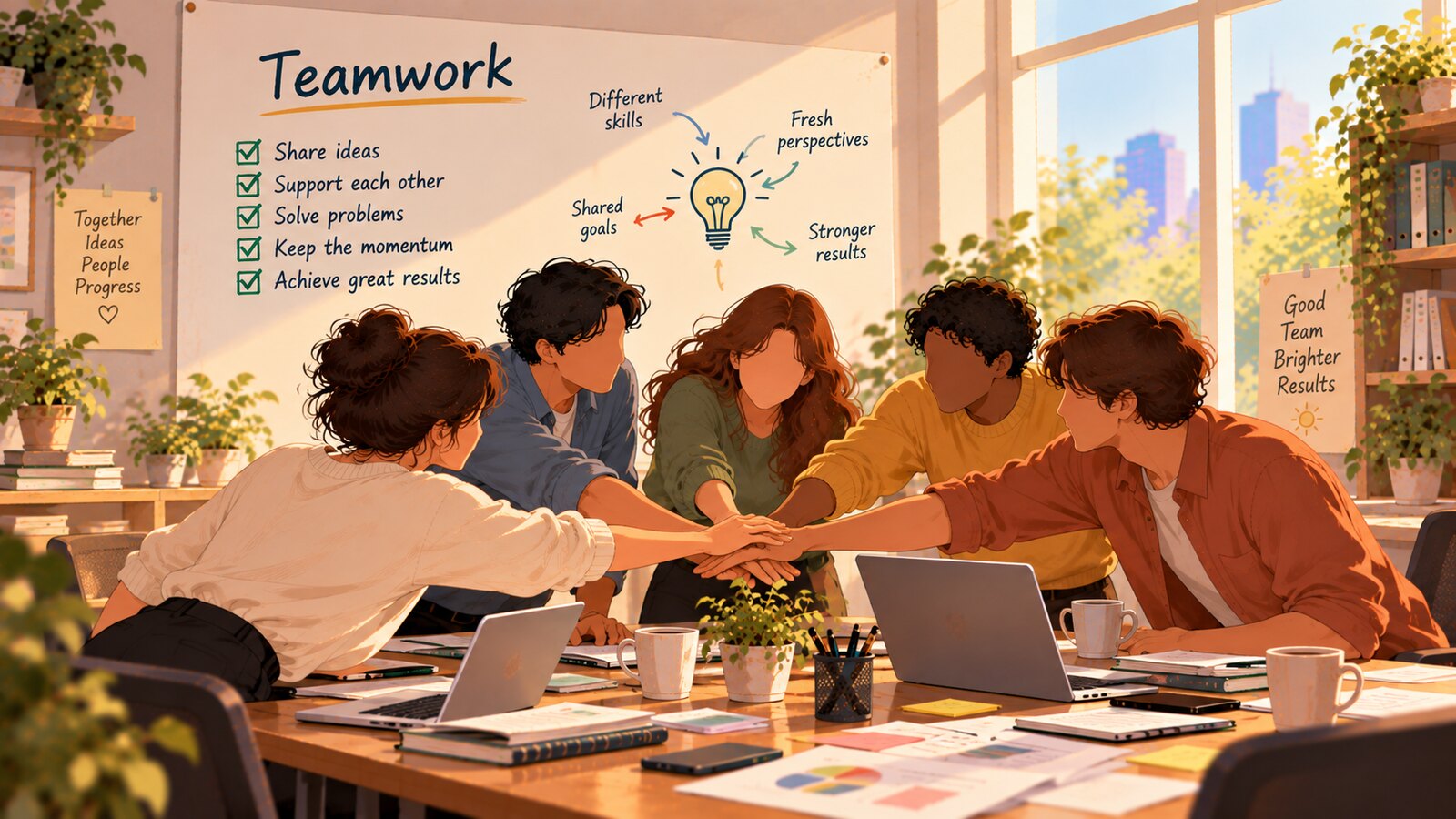 The perks of teamwork, or why you should join forces.